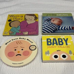 Baby Board Book Collection - Yellow, Blue, Pink